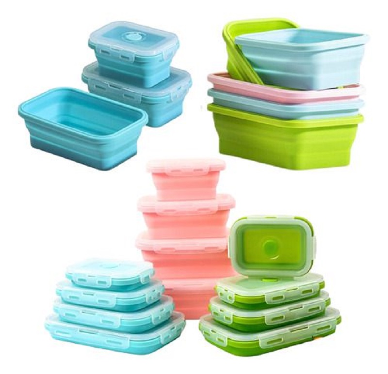 Miniatura 2 de Set Recipientes x4 Plegable En Silicona